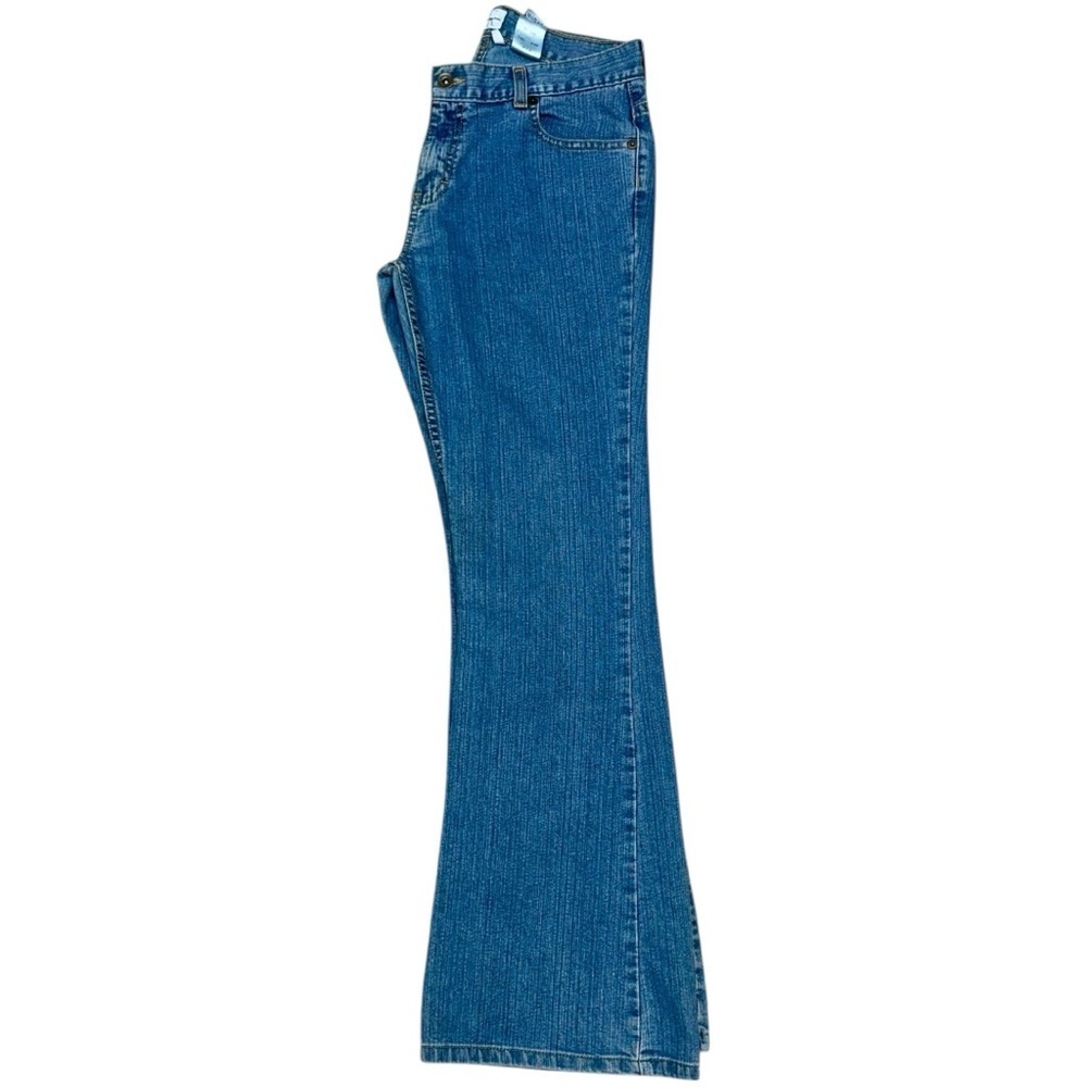 Vintage Y2K Calvin Klein Jeans Light Wash Low Rise Flare Denim Size 9 Fits a 26 - Picture 11 of 12